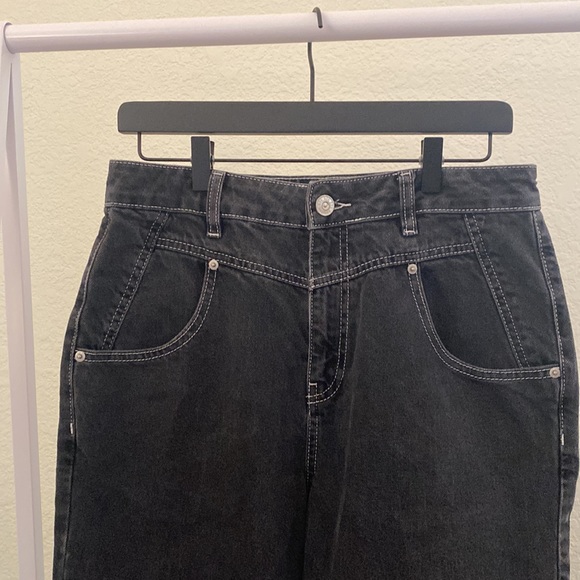 Urban Outfitters BDG Black and White Stitching Jeans - Picture 4 of 13